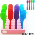 Silicone Spatula  Hand Tag 24Pcs In Display Box