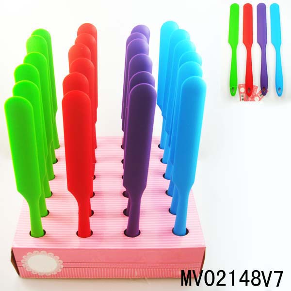 MV02148V7 Silicone & Iron Spatula Hand Tag 24Pcs In Display Box