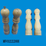 Oak Salte & Pepper Smooth Cut In Pvc Box