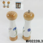 8"2Pcs Salt And Pepper Mills  Set In Pvc Box