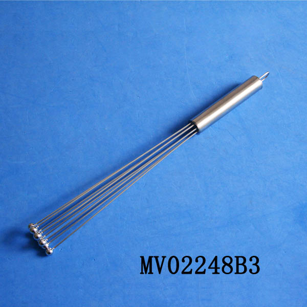 MV02248B3 12"Egg Beater With 6 Line( Steel Bead)