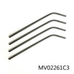 4Pcs Stainless Steel Straws In Cotton Bag