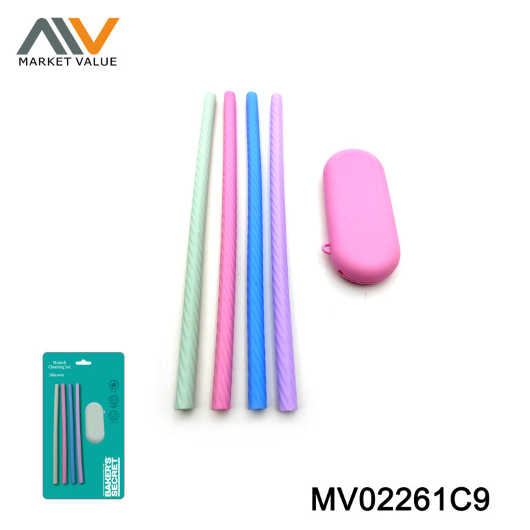 Straw Sets (4Pcs Silicone Straw+2Pcs Cleaning Brush)