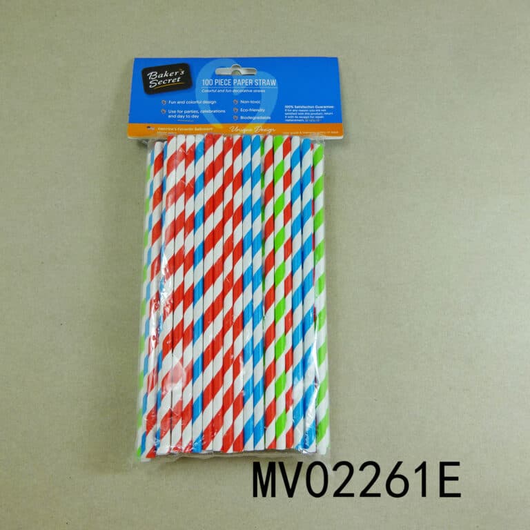 100Pcs Paper Color Straw