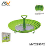 SS And Silicone Steamer Basket In Color Box