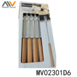 6Pcs Fondue Fork With Wooden Handle