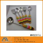 S/S Kicthen Tools With Resin Handle(Hamburger )
