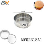 7.5" Stainless Steel Snap Cake Pan In Polybag
