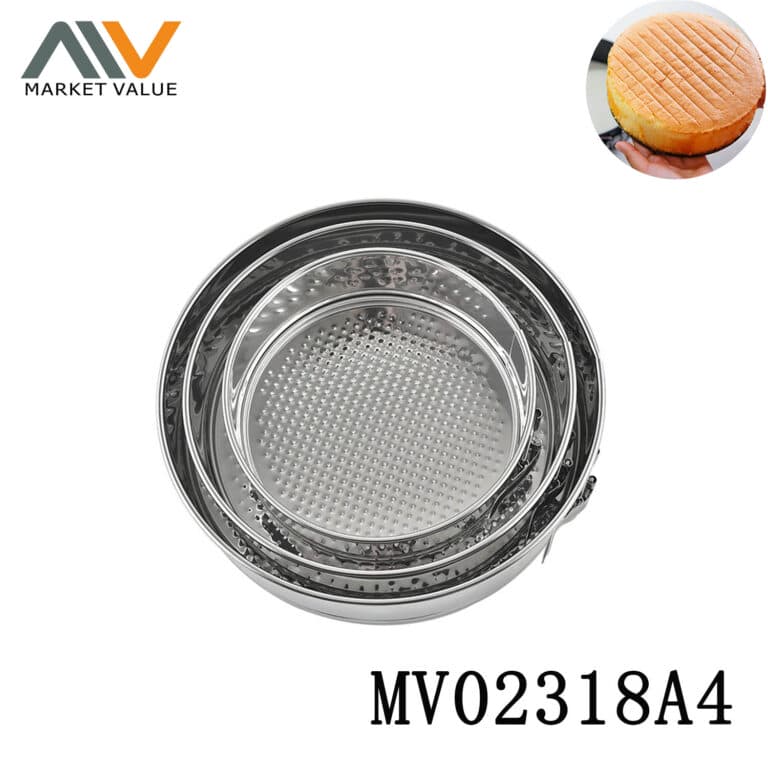 3 Pcs Stainless Steel Snap Cake Pan