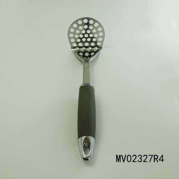 MV02327R4 S/S Kitchen Tools Potato Press With Tpr Handle