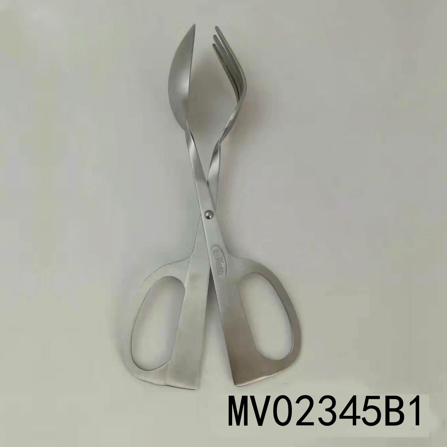 MV02345B1 10.5"Stainless Steel Salad Tong