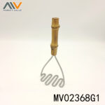 Bamboo Handle Ss Potato Masher & Ricer T/C