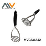 Stainless Steel Potato Press Plastic Handle Tc