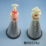 9.5" Chef Shape Handle Taper Grater In Box