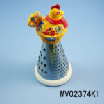 7" Hen Shape Handle Taper Grater　In Box
