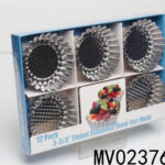 Sets Of 12Pcs S/S Cake Mould In Color Box & 12Sets Pdq