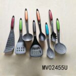 8Pcs Nylon Kitchen Tools Utensils Sets W/Pp Handle