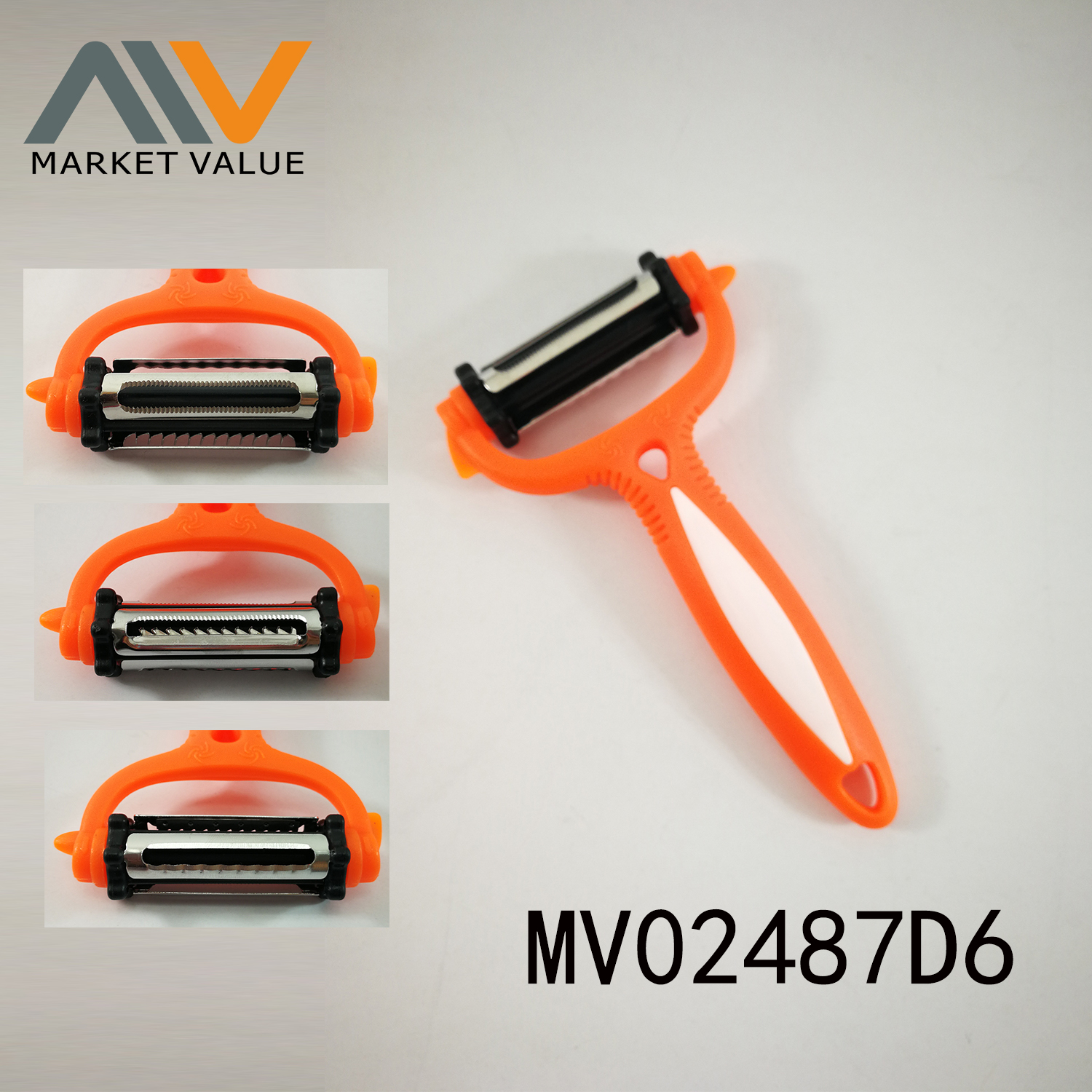 MV02487D6 S.S Peeler With Pp+Tpr Handle