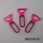 Set Of 3Pcs Peeler Plastic Handle