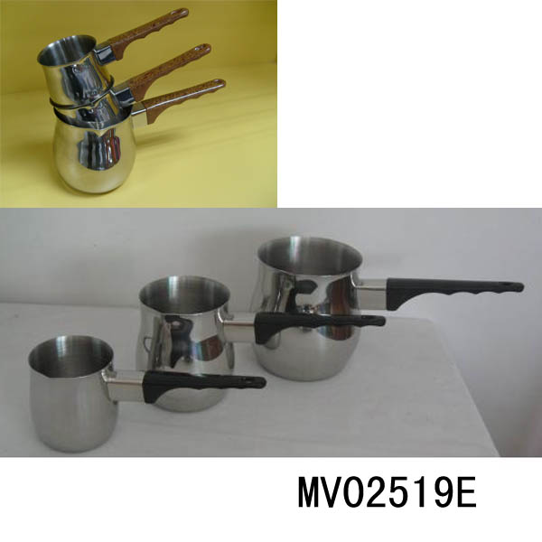 MV02519E 3Pcs Coffee Pot(Milk Pot) 6/12/24 Oz; #201,0.6Mm