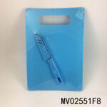 Plastic Cutting Board Stainless Steel Knife