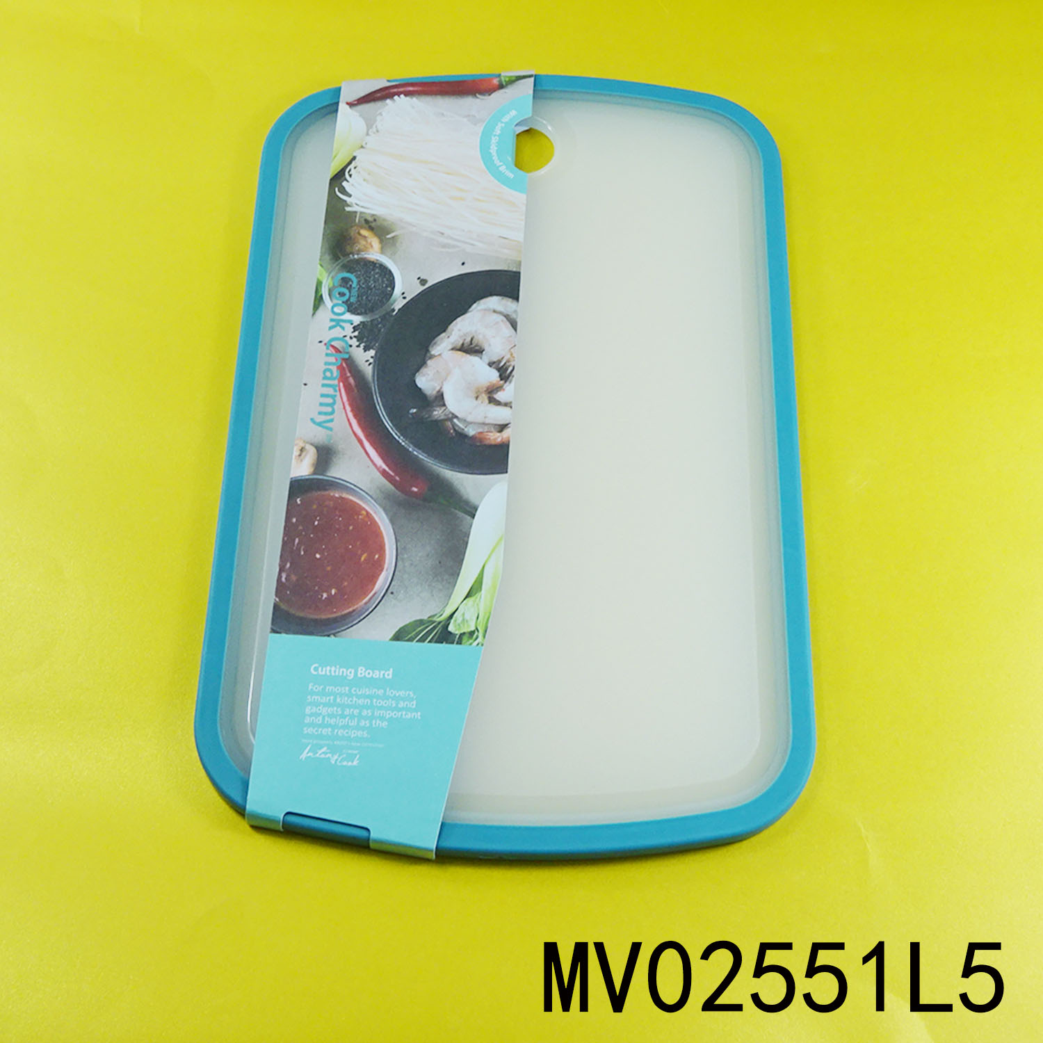 MV02551L5 Plastic Cutting Board Tpr+Pp Wheel Card