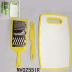 Cutting Board + Grate+ Paring Knife Shrink In Box