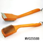 19" Wooden Handle Bbq Brush