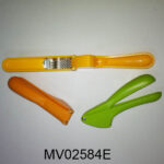 S.S Garlic Presser With Plastic Handle