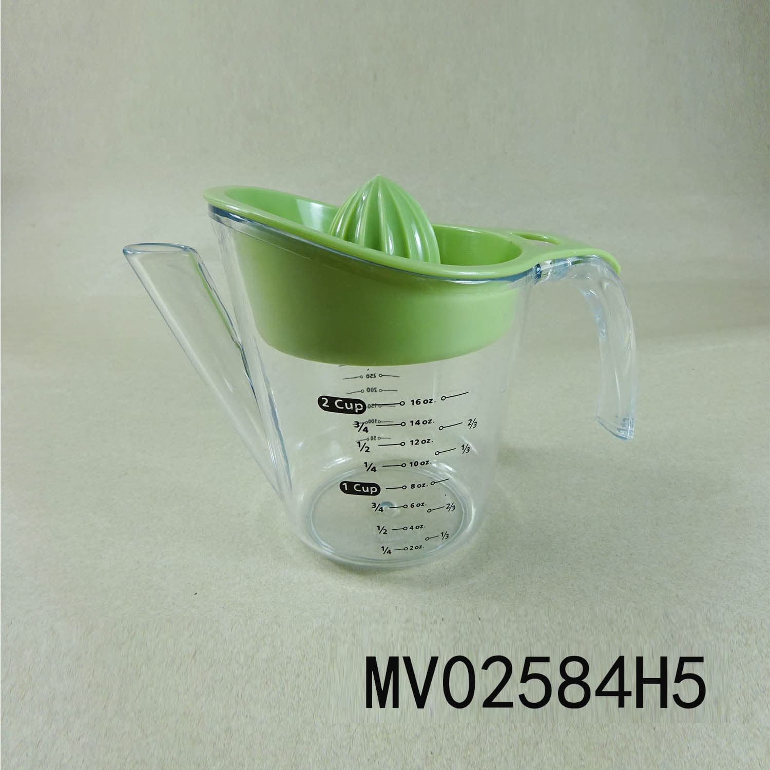 MV02584H5 Plastic Fruit Press Measuring Cup