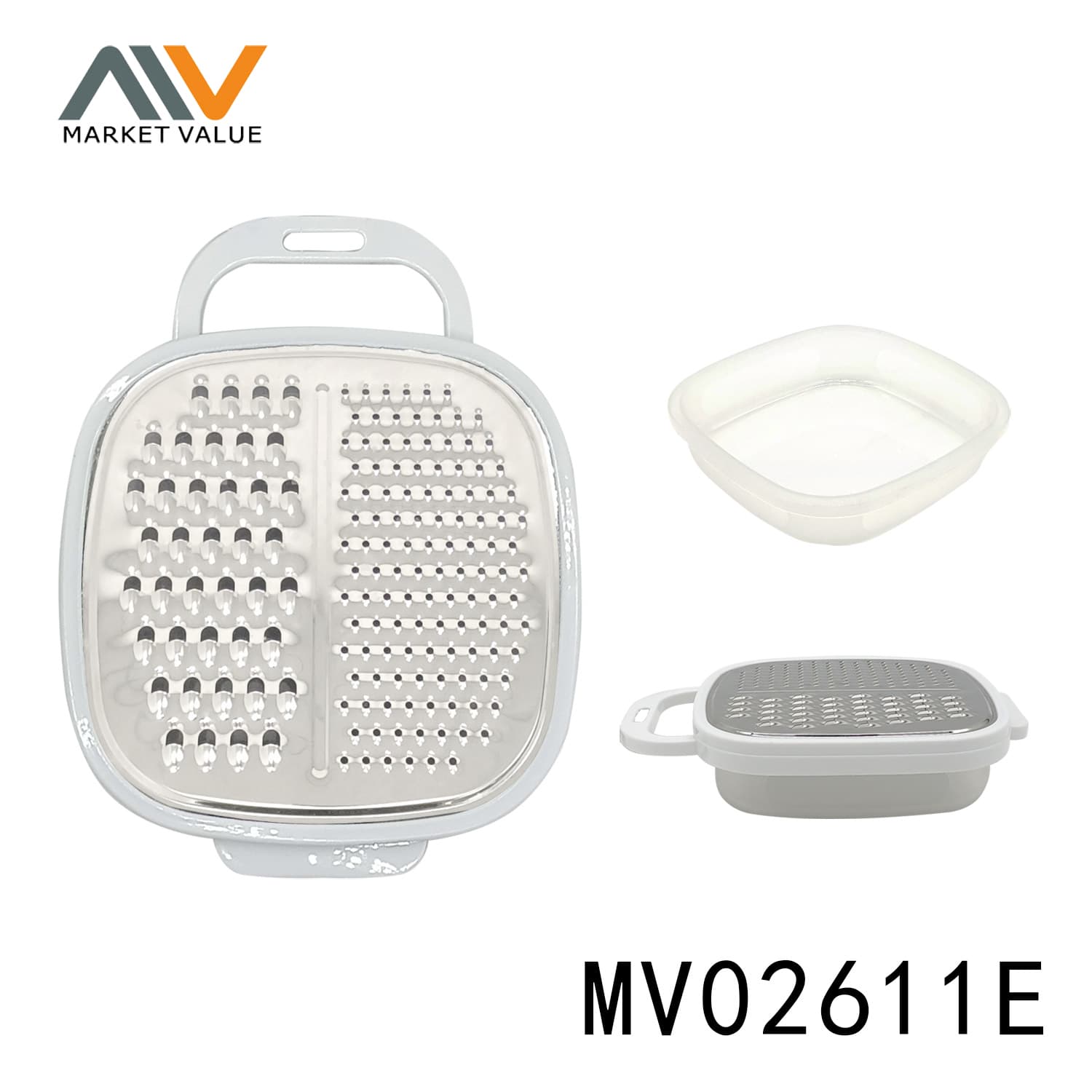 MV02611E Utiliti S/S Grater With Stroage Whell Card