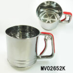 5 Cup Flour Sifter Ss With Tpr Soft Handle Tag Card