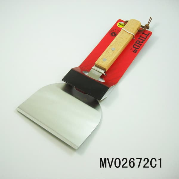 MV02672C1 Wooden Handle Barbecue Scoop T/C