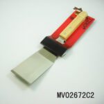 Wooden Handle Barbecue Scoop T/C