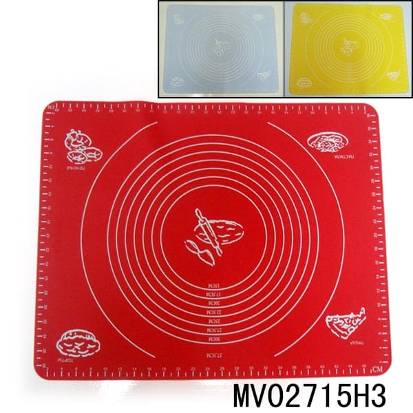 MV02715H3 49.8X39.5Cm Silicone Pizza Mat Roller Packing