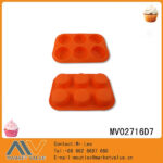Full Set With 6Pcs Silicone Cake Mold