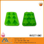 A Set With 6Pcs Christmas Tree Silicone Cake Mold