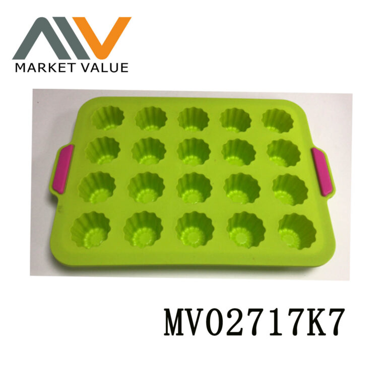 20Pcs Round-Shaped Silicone Cake Mould