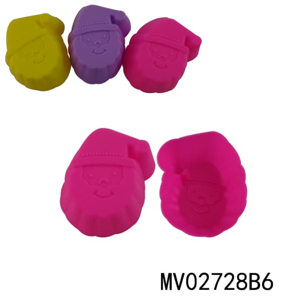 MV02728B6 Silicone Cake Mould Santas