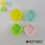 Set Of 24Pcs Silicone Cake Mold In Pe Polybag