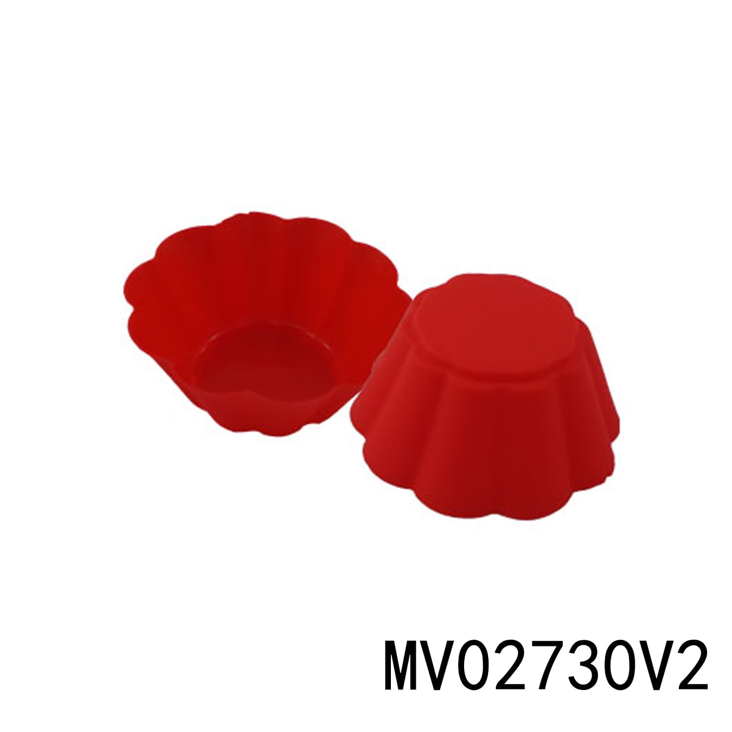 MV02730V2 6Pcs Silicone Cake Mold In Pvc Box