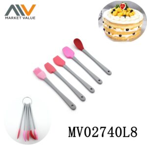 5Pcs Mini Silicone Tools With Pp Handle