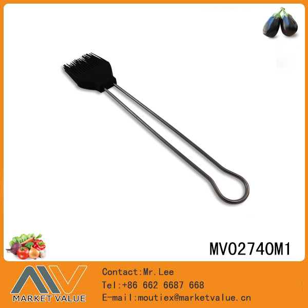 Silicone Brush W/ Ss Wire Handle