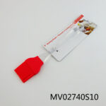 Silicone Brush W/ Transparent Handle