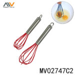 Sets Of 2Pcs Egg Whisk Set With Ss Handle