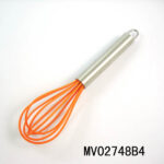 8" S.S Tube Handle Eeg Beater With Silicone Line