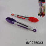 8"Nylon Head Food Tong W/Tpr Handle