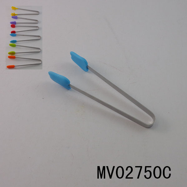 MV02750C 9"Silicone & S/S Food Tong