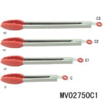 12"Silicone & S/S Food Tong