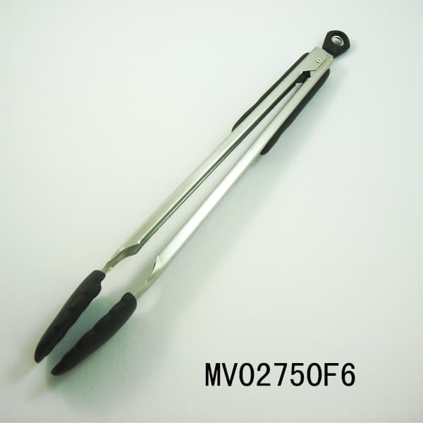 MV02750F6 14"Silicone & S/S Food Tong